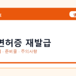운전면허증 재발급 온라인 조회·발급 총정리｜준비물·제출처·주의사항