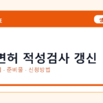 운전면허 적성검사 갱신 온라인 조회·발급 총정리｜준비물·제출처·주의사항